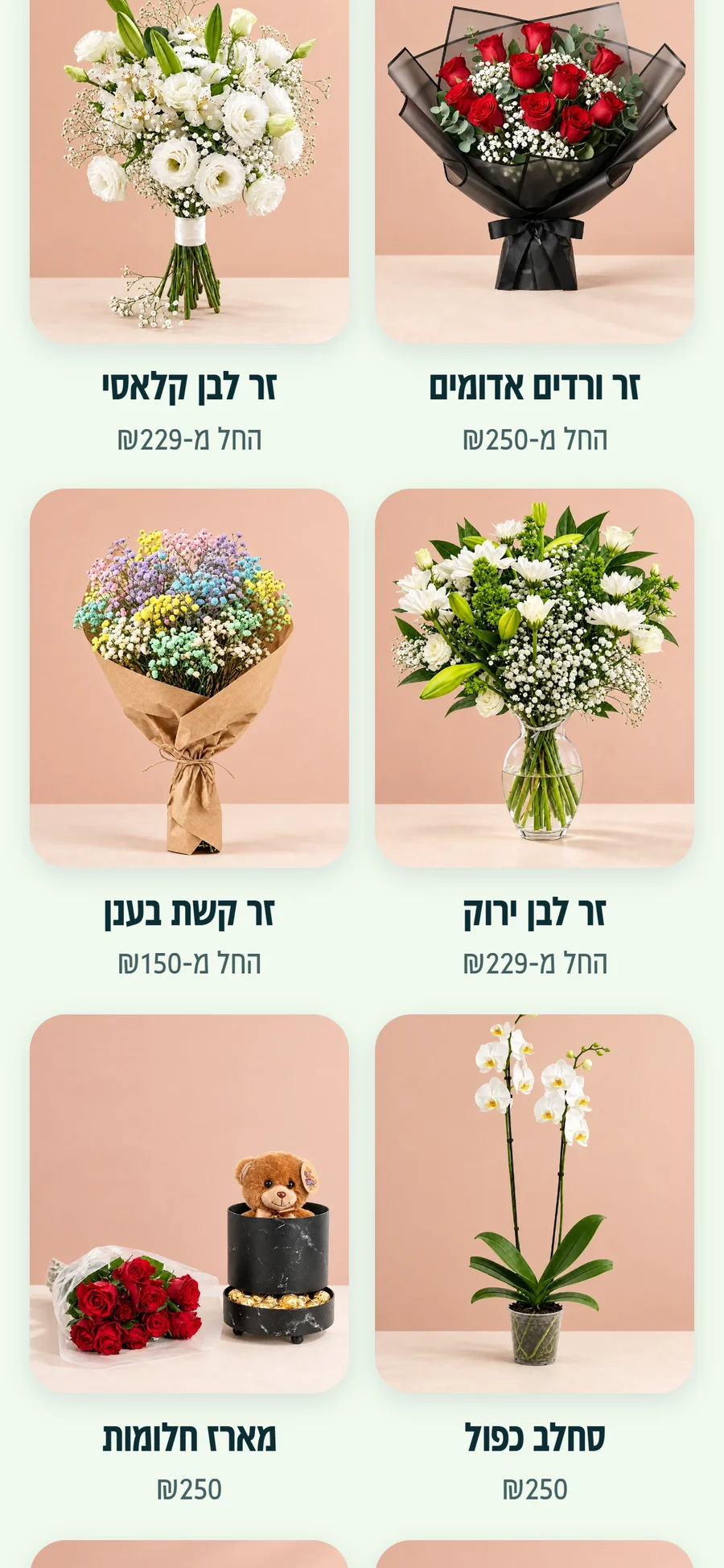 המוצרים המובילים בטלפון