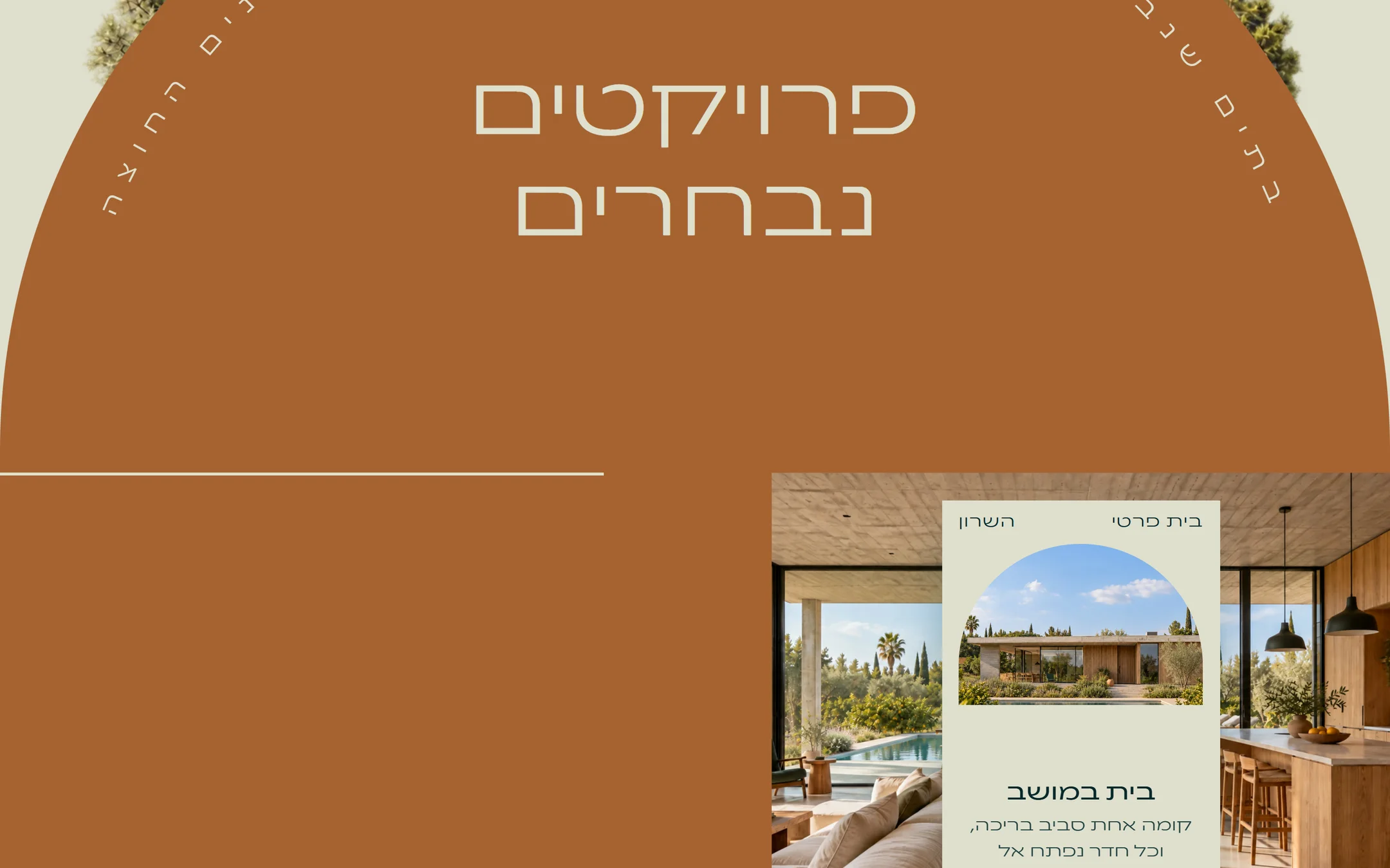 האתר של רביד נחום אדריכלים במחשב